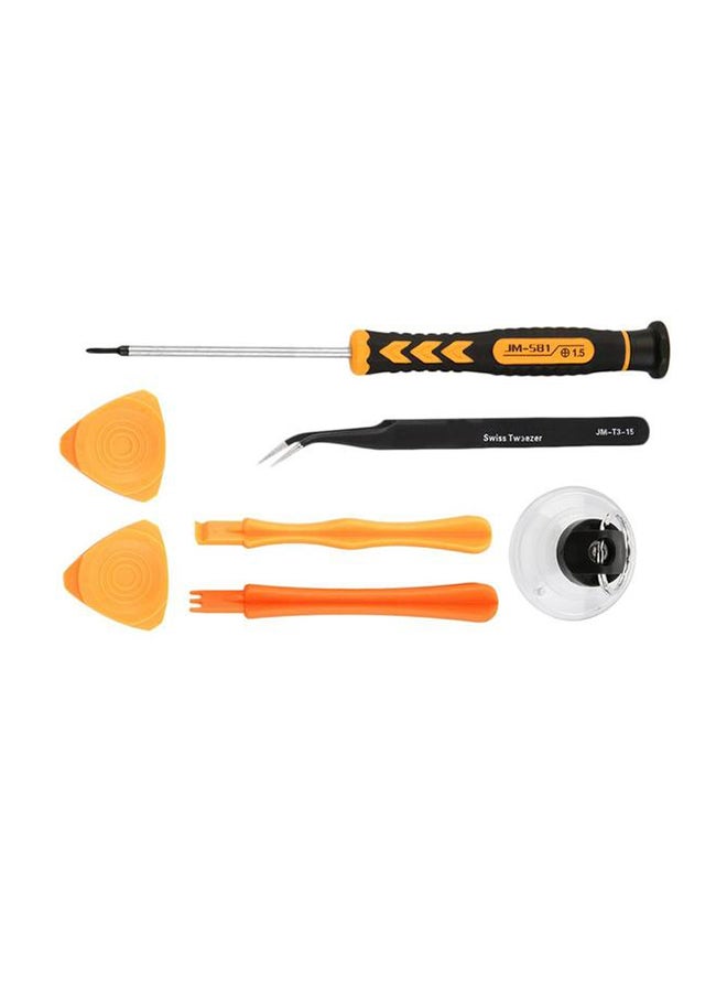 JAKEMY 7 In 1 Disassembling And Repair Tool Kit Black/Orange - Image 1