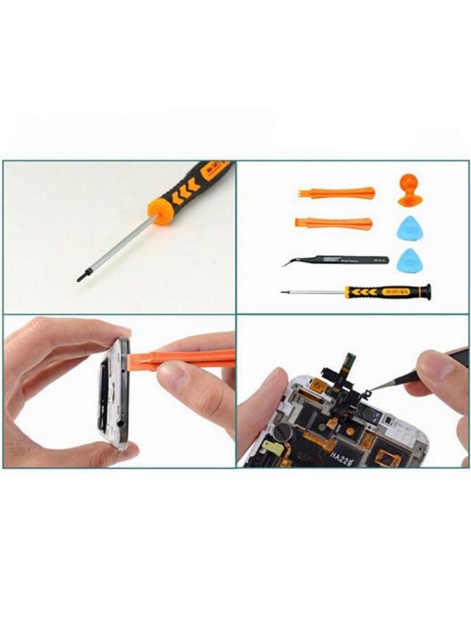 JAKEMY 7 In 1 Disassembling And Repair Tool Kit Black/Orange - Image 2