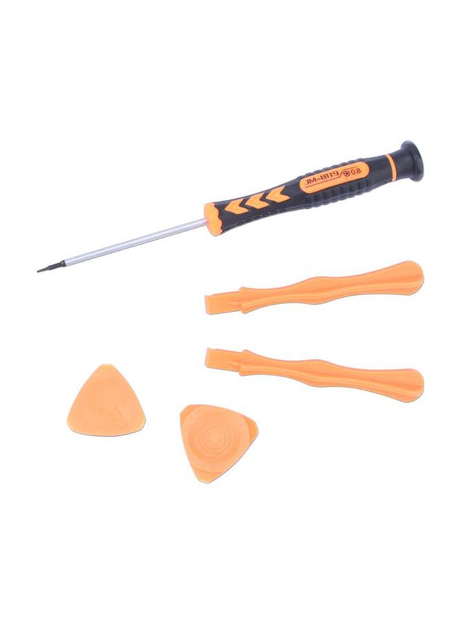 JAKEMY 5 In 1 Multi-Functional Electronic Repair Tool Kit Black/Orange  - Image 1