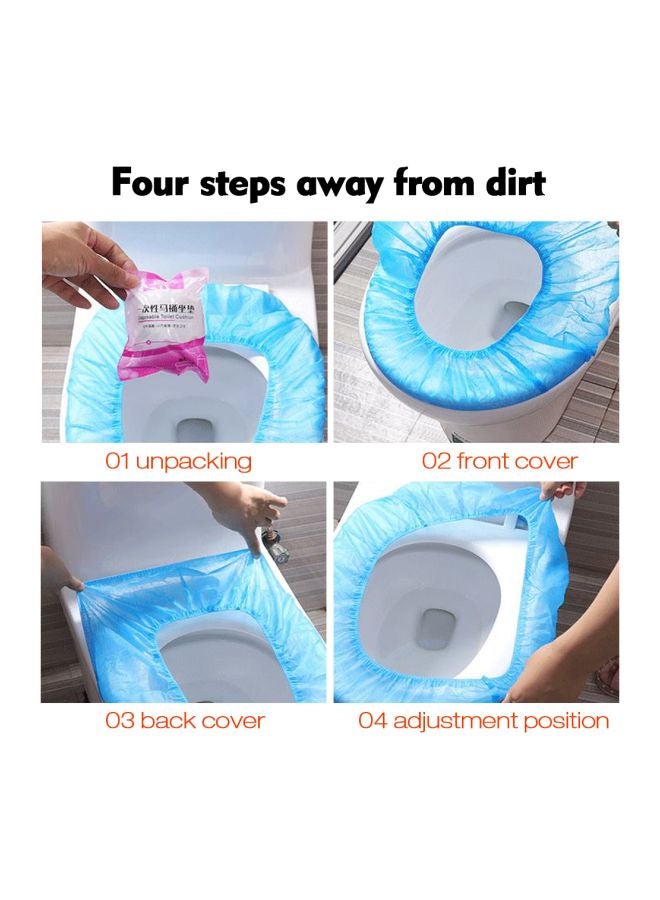 30-Piece Disposable Toilet Seat Cover Set - Image 4