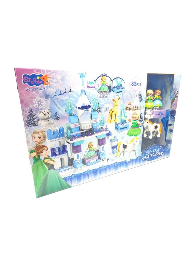 CA779 82-Piece Snow Princess Building Set 82 3+ Years  - Image 2
