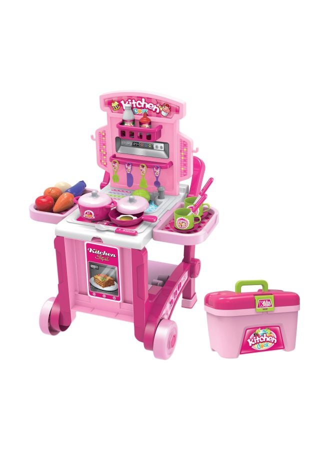 مجموعة لعب ليتل شيف بتصميم المطبخ 3 في 1 طراز HK-7517 - Image 1