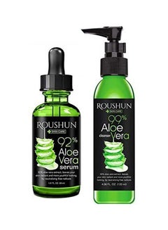 ROUSHUN Aloe Vera Facial Cleanser With Serum Set 120ml 