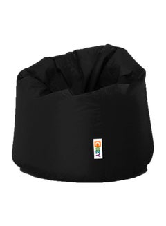 Cozy Leather Bean Bag Black 