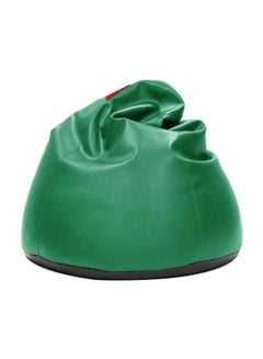 Cozy Leather Bean Bag Green 