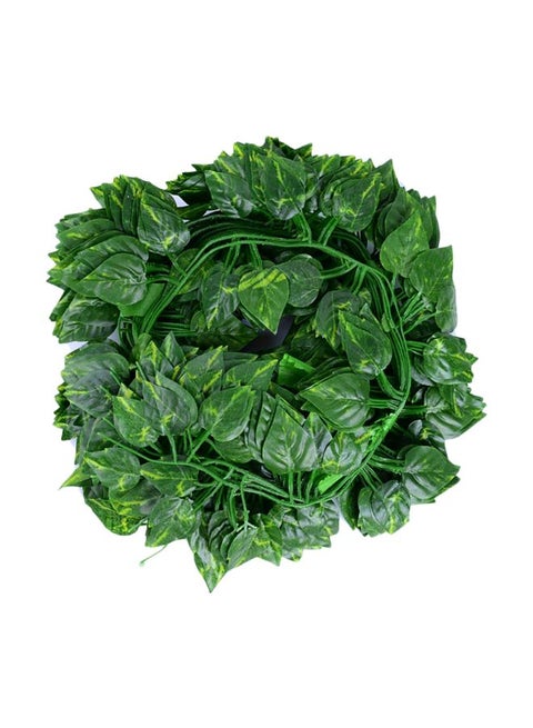 12-Piece Artificial Plants Vine Simulation Flower Set Green 230cm
