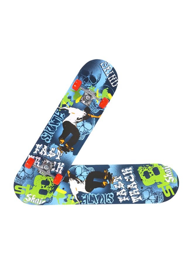 كول بيبي لوح تزلج ب4 عجلات مزين بطبعة على الوجهين يستخدم معدات رياضية للأطفال 80x20x11سم - Image 1