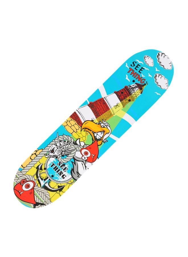 كول بيبي لوح تزلج بأربع عجلات مزين بنقوش على الوجهين - Image 2