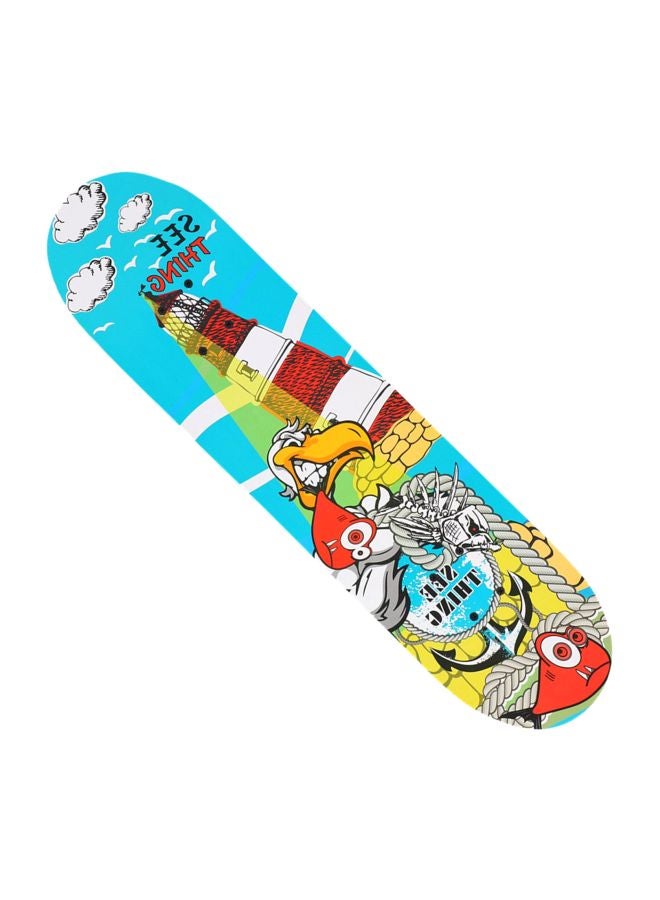 كول بيبي لوح تزلج بأربع عجلات مزين بنقوش على الوجهين - Image 3