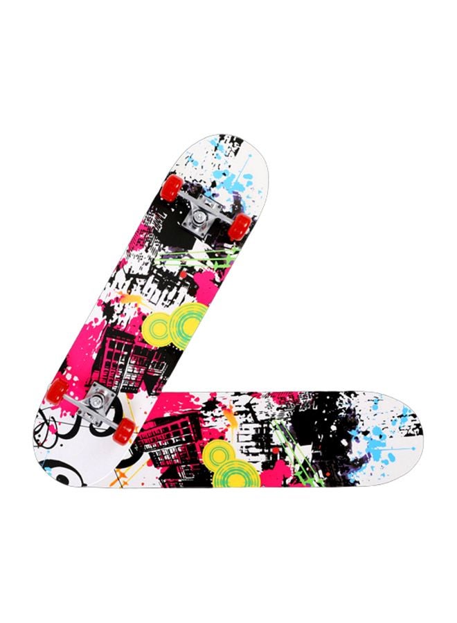 Cool Baby Printed 4-Wheel Double Face Patterned Skateboard 80x20x11cm - Image 3