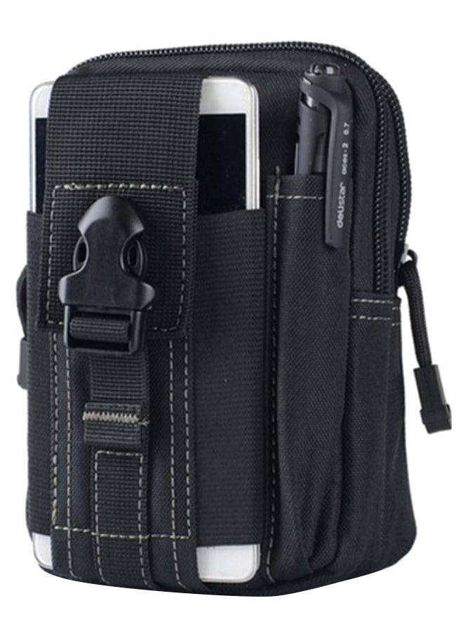 Tactical Molle Pouch Belt Waist Bag Black  - Image 1