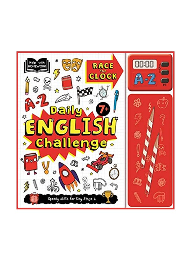 Race The Clock: 7+ Daily English Challenge Hardcover English by Igloo Books Editor Team