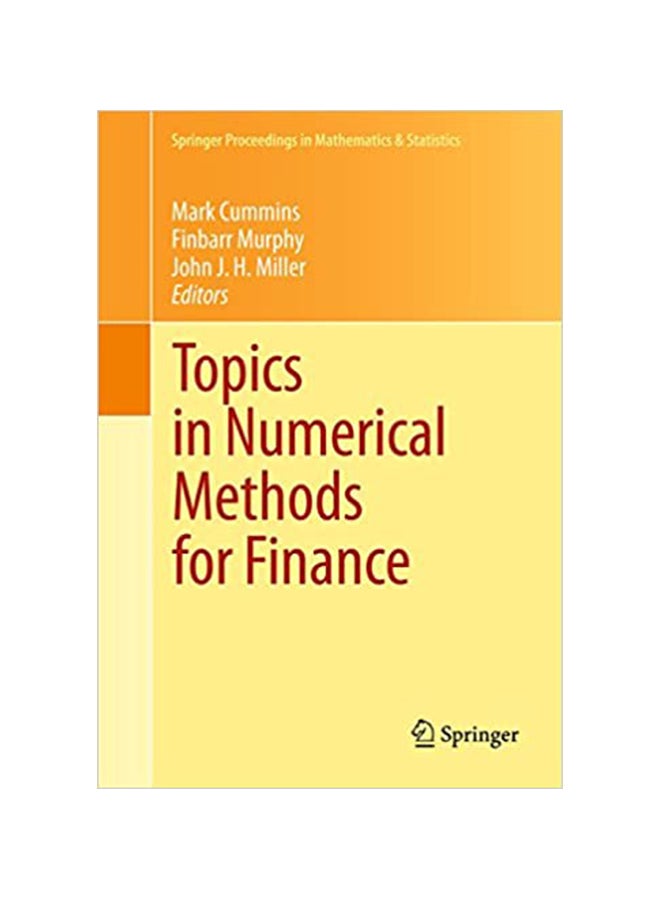 null - Topics In Numerical Methods For Finance paperback english - Image 1