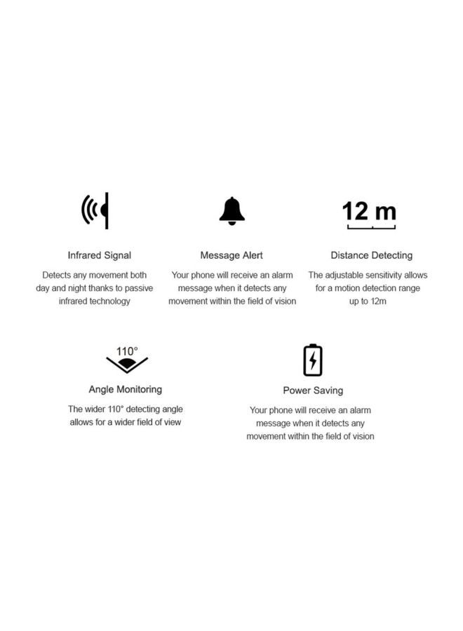 SONOFF PIR2 Auto PIR Sensor Infrared IR Wireless Motion Detector Sensor White 137 × 61 × 43 - Image 4