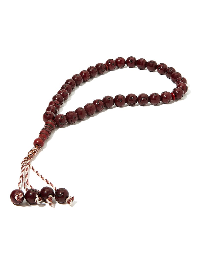Rosh Engraved Prayer Beads  - Image 1