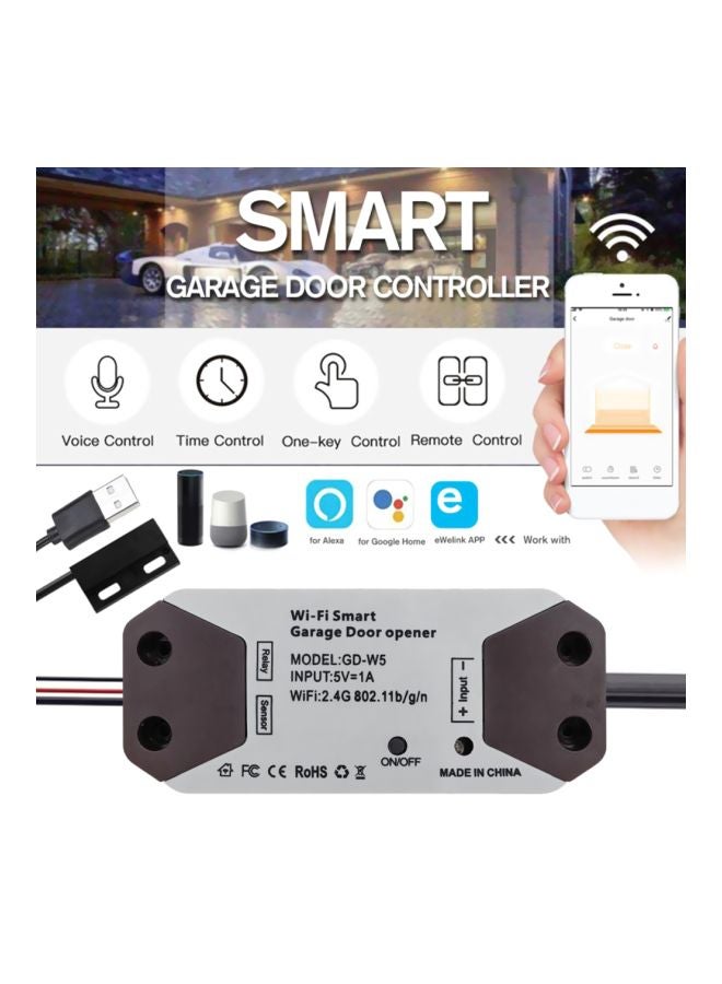 Wireless Remote Control Garage Door Opener White/Black - Image 5