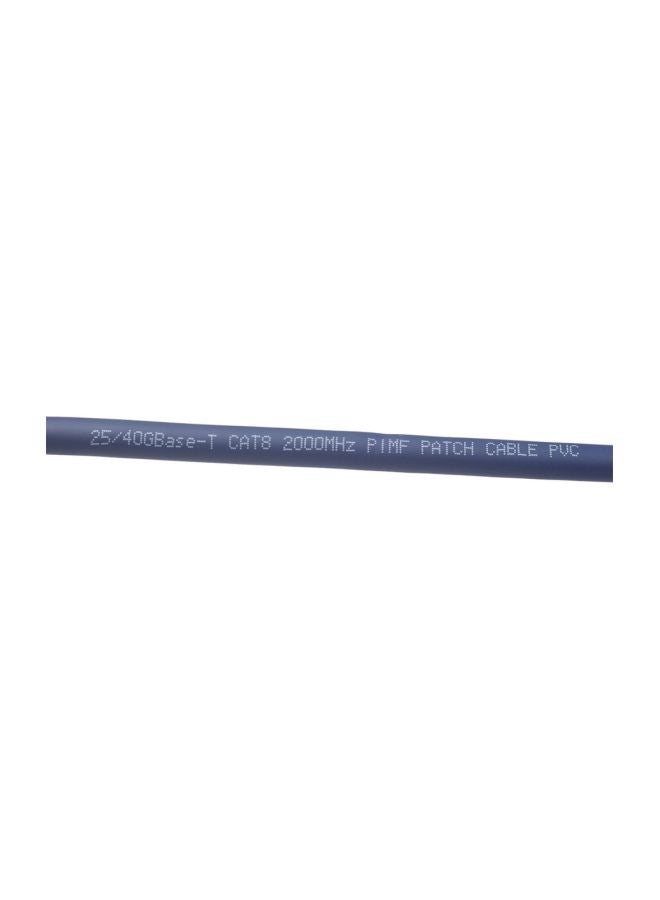 كابل توصيل شيبكة انترنت Cat 7 RJ45 FTP LAN أزرق / فضي - Image 4