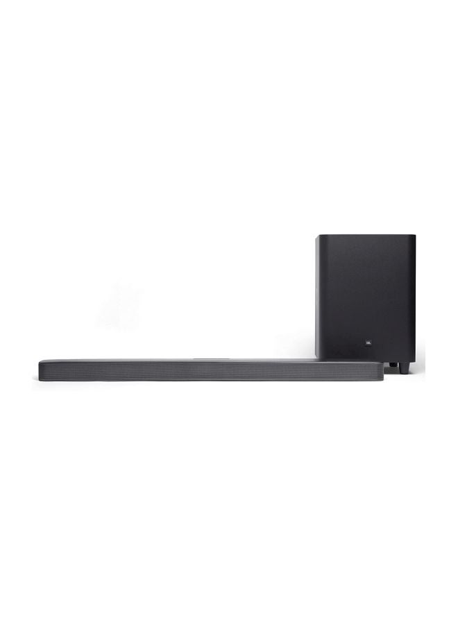 JBL - 5.1 Channel soundbar with built-in Wi-Fi and 10" wireless subwoofer 100120054 Black - Image 1