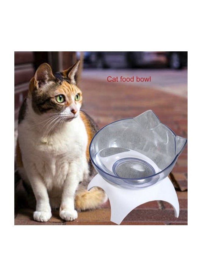 Feeding Bowls With Stand White/Clear - Image 3