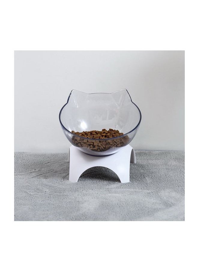 Feeding Bowls With Stand White/Clear - Image 5