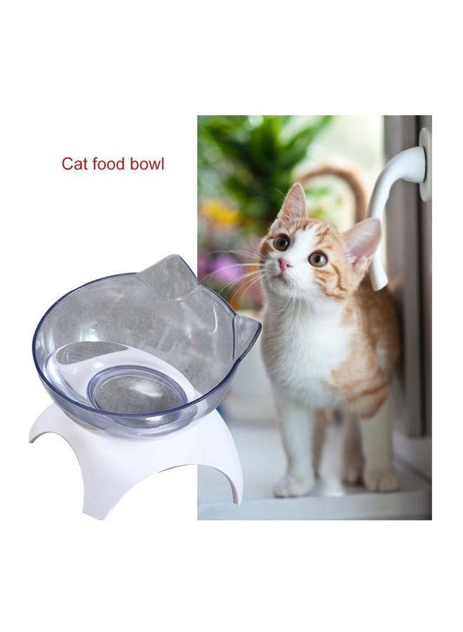 Feeding Bowls With Stand White/Clear - Image 2