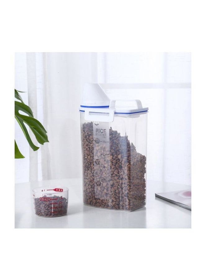 Pet Food Storage Box Clear - Image 2