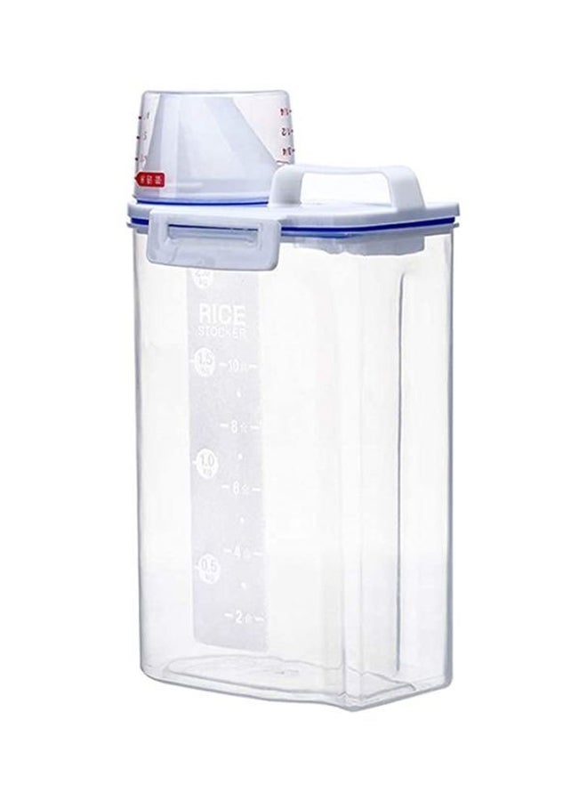 Pet Food Storage Box Clear - Image 1