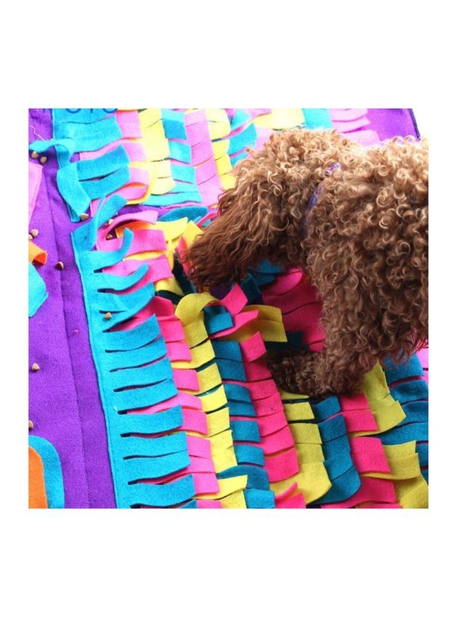 Generic Soft Activity Training Sniffing Blanket Pad Purple/Blue/Yellow - Image 2