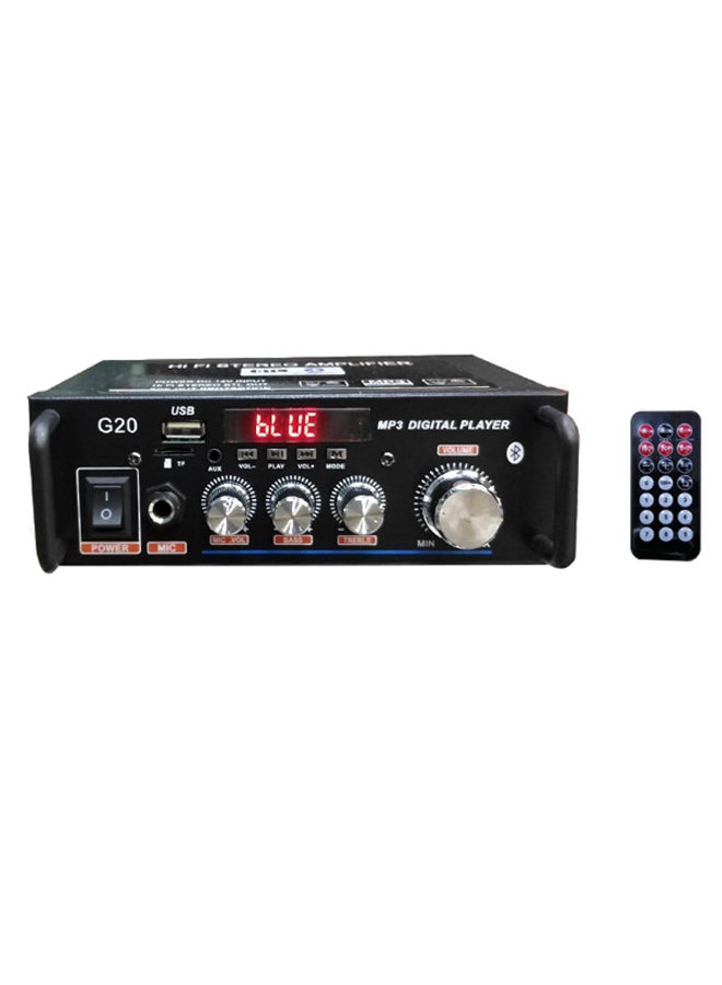Generic Home Theatre Sound System With Remote Control V66 Black  - Image 1