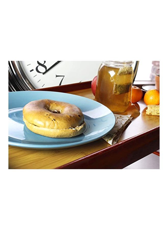 Juvale Portable Folding Table Brown/Beige - Image 4