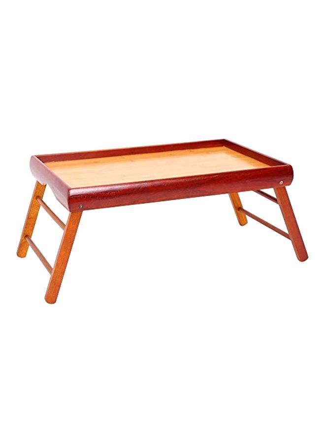 Juvale Portable Folding Table Brown/Beige - Image 1