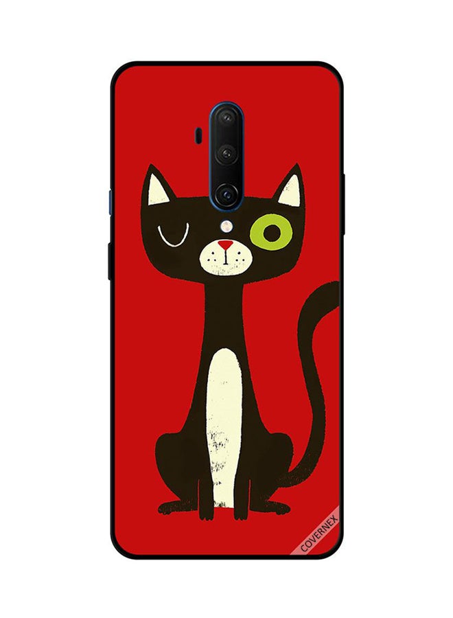 Protective Case Cover For OnePlus 7T Pro Kitten Wink
