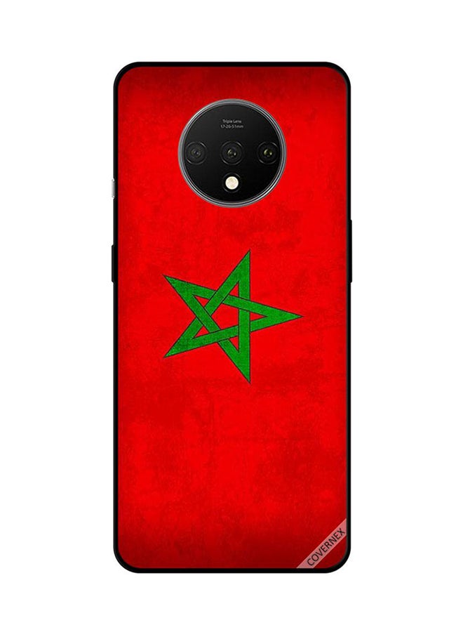 Covernex Protective Case Cover For OnePlus 7T Morocco Flag Vintage