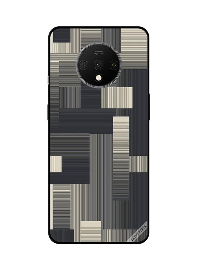 Covernex Protective Case Cover For OnePlus 7T Grey Black Pattern