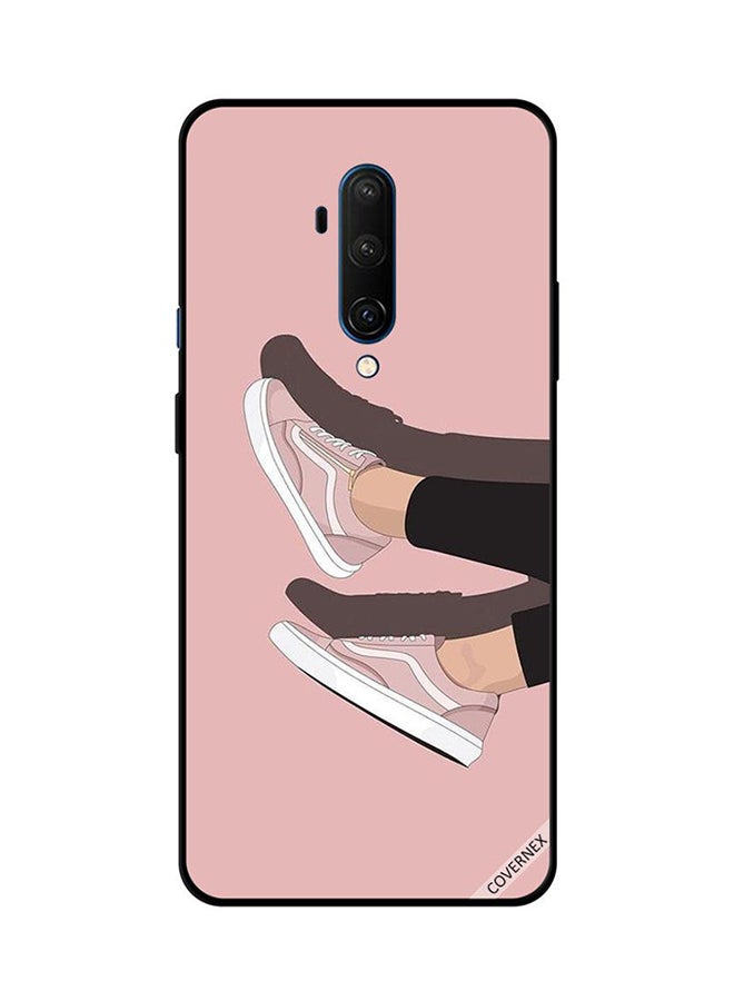 Covernex Protective Case Cover For OnePlus 7T Pro Pink Canva Shoes