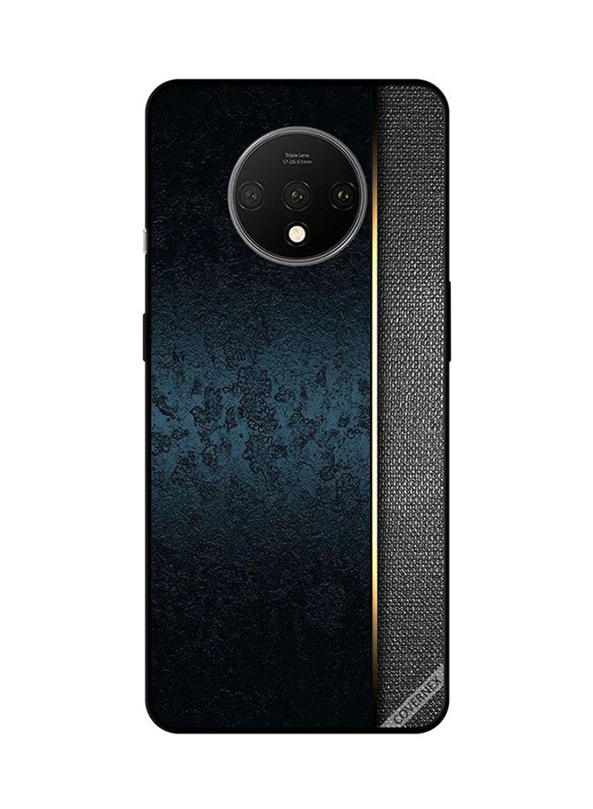 Covernex Protective Case Cover For OnePlus 7T Dark Green Leather Pattern