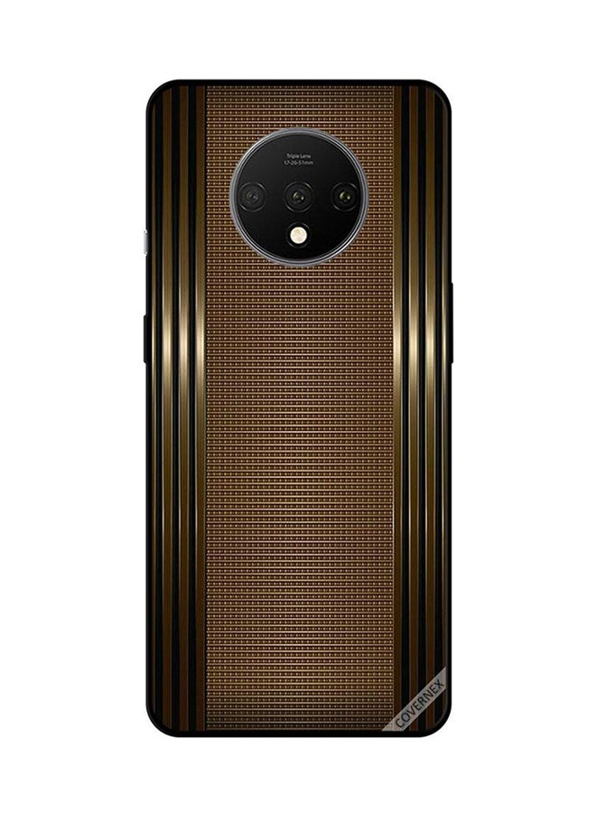 Covernex Protective Case Cover For OnePlus 7T Golden Steal Pattern