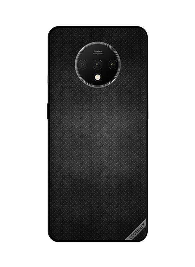 Covernex Protective Case Cover For OnePlus 7T Dots Black Leather Pattern