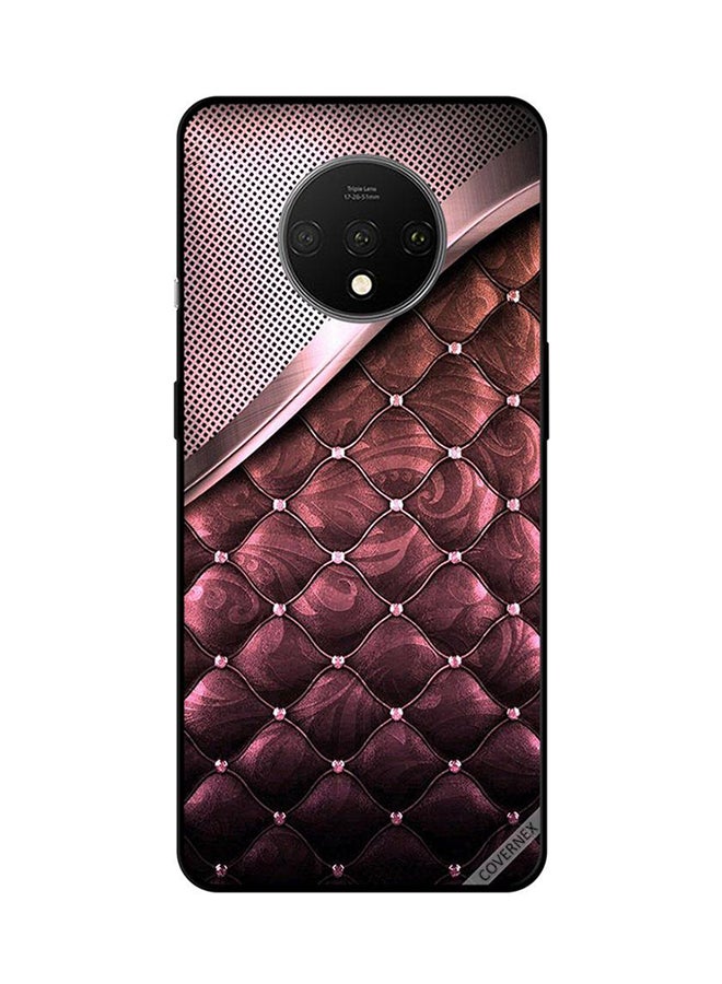 Covernex Protective Case Cover For OnePlus 7T Steal & Cloth Stapper Pattern
