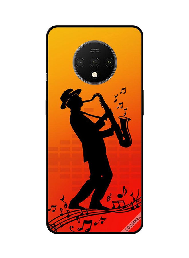 Covernex Protective Case Cover For OnePlus 7T Hat Man Playing Music On