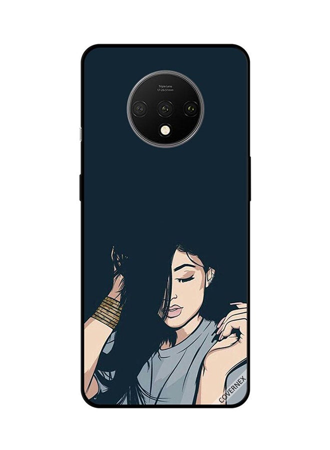 غطاء حماية واق لهاتف ون بلس 7T بطبعة فتاة