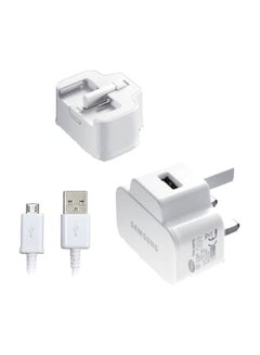 Data Cable And Adapter Combo White