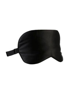 Soft Eye Mask With Adjustable Strap Black