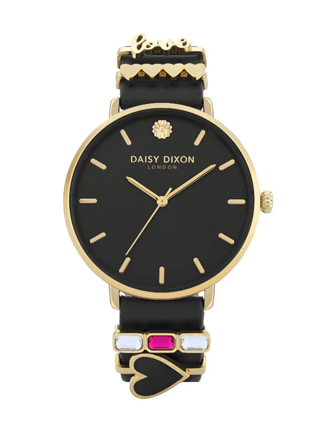 DAISY DIXON LONDON Daisy Dixon Womens Analogue Quartz Watch with PU Strap DD107BG, Bracelet