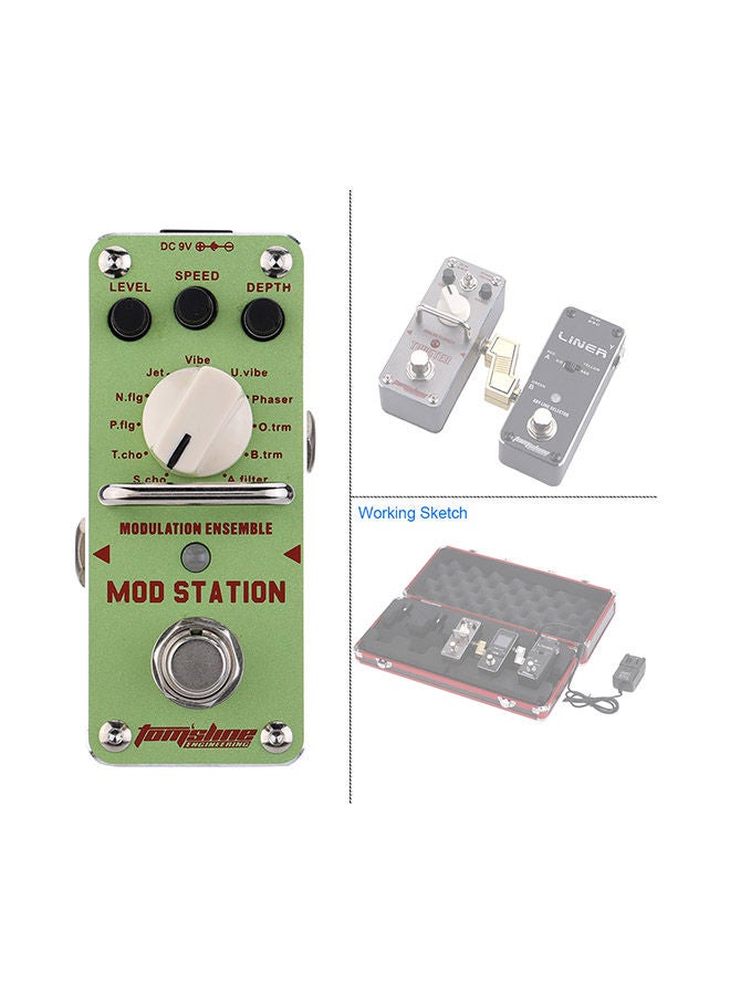 True Bypass Digital Reverb Guitar Effect Pedal