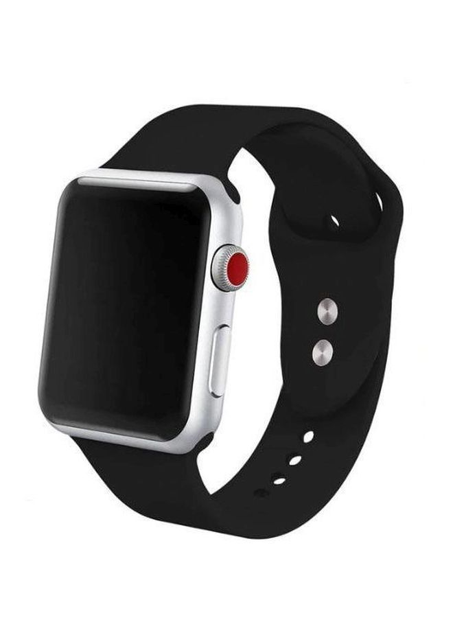 Generic - Replacement Band For Apple Watch 42/44 mm Black - Image 1