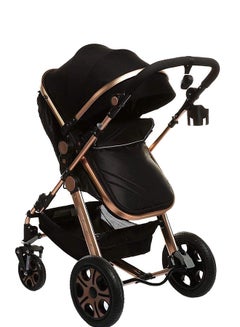 Pikkaboo 4-In-1 Luxury Stroller Travel System - Black  - Image 2
