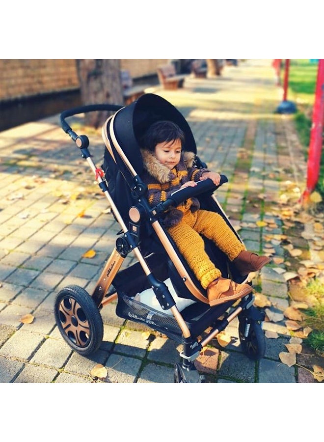 Pikkaboo - 4-In-1 Luxury Stroller Travel System - Black - Image 1