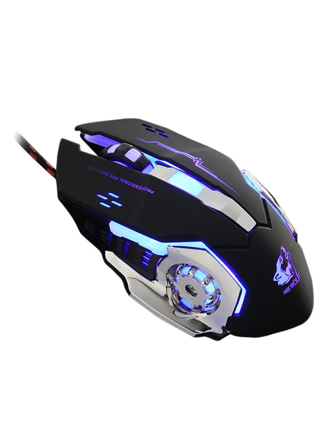 malloom Free Wolf Wired Optical Ergonomic Pro Gaming Mouse  - Image 1