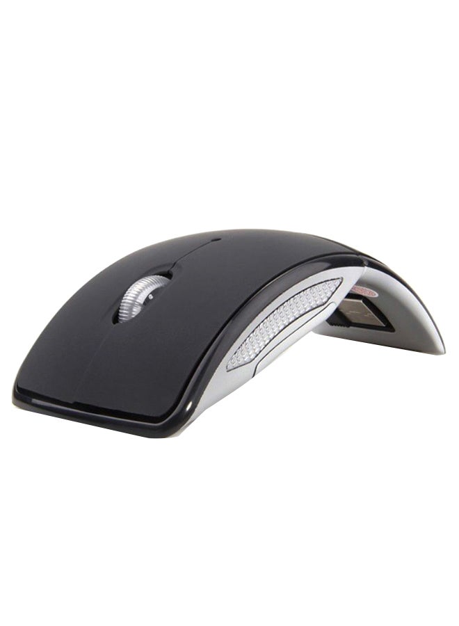 Eshowee Wireless Foldable Travel Computer Mouse Balck/Silver - Image 3